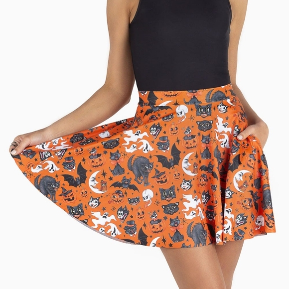 Blackmilk Dresses & Skirts - 🥰Blackmilk XL, Halloween Pocket Skater Skirt